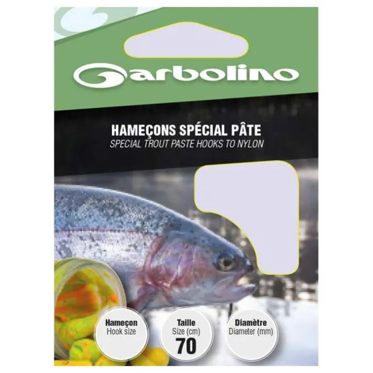 Hameçons Spécial pâte Garbolino