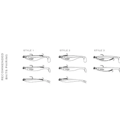 Hameçons Triples BKK Assist Spear-21 SS