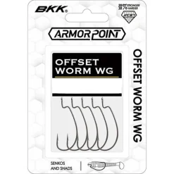 Hameçon Texan BKK Offset Worm WG