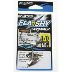 Hameçon Texan Owner Flashy Swimmer (x2)