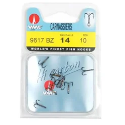 Hameçon triple carnassier vmc 9617bz (x10)