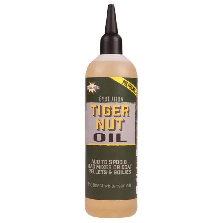 Huile carpe dynamite baits evolution oil monster tiger nut 300ml