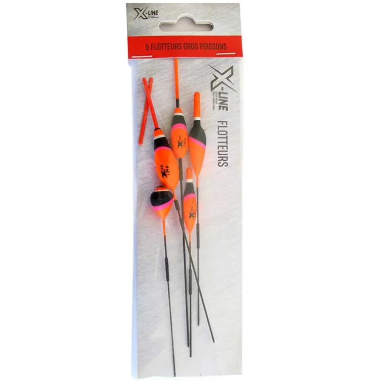 Kit 5 flotteurs x-line gros poissons