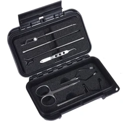 Kit fly tying jmc coffret d'outils voyageur pro tyer