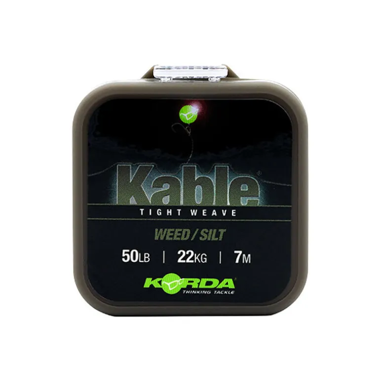 Leadcore Korda Kable Tight Weave 7m Weed