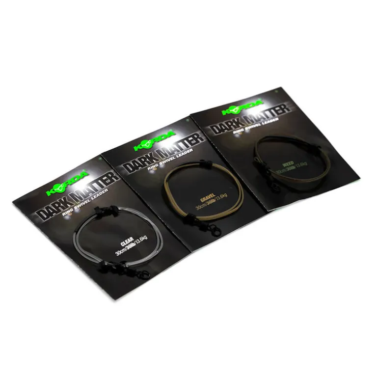 Leader Korda Dark Matter Leader Ring Swivel 30 lb 30 cm