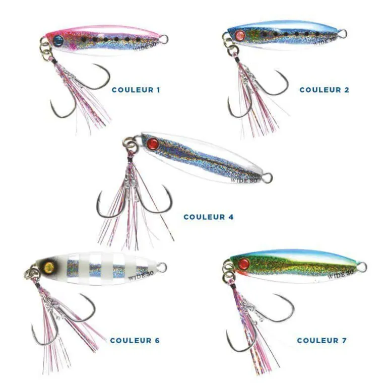 Leurre casting jig Hayabusa JACKEYE SHOT SLOW WIDE 60g