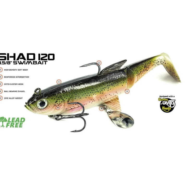 Leurre Souple Armé Molix Shad 120, 35g