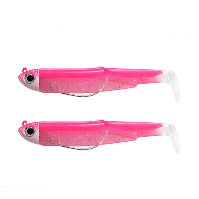 Leurre souple fiiish combo black minnow 70 shore 7cm 3g