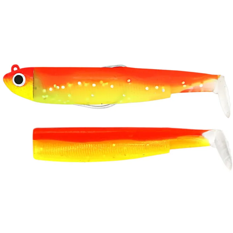 Leurre souple fiiish combo black minnow 70 shore 7cm 3g
