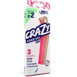 Leurre souple fiiish corps crazy sand eel 150 15cm (x3)