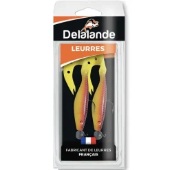 Leurre Souple Grub Delalande Sandra Monté 9cm, 7g (x2)