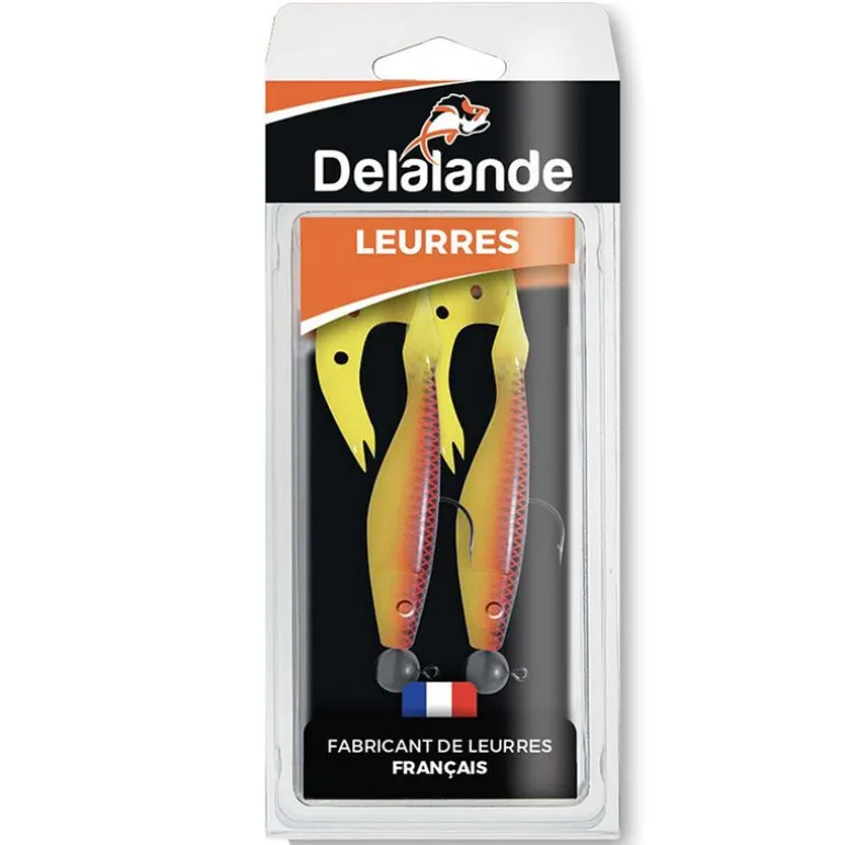 Leurre Souple Grub Delalande Sandra Monté 9cm, 7g (x2)