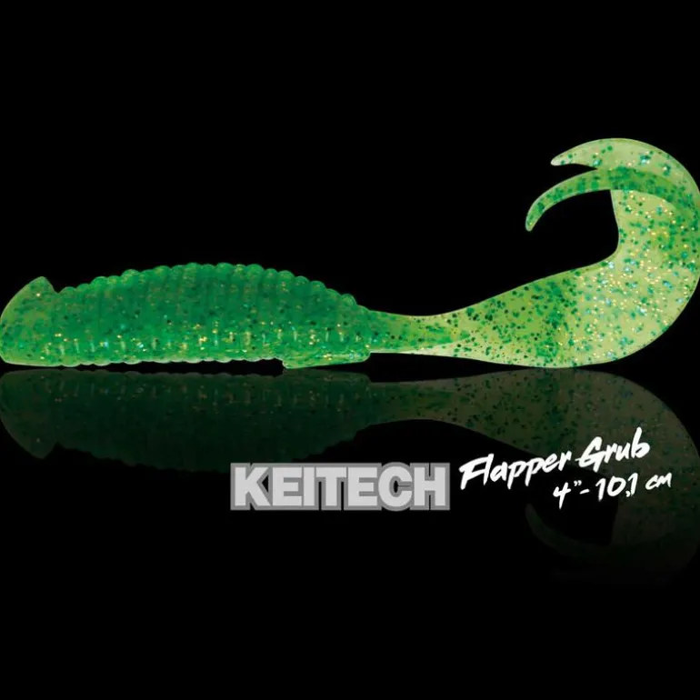 Leurre Souple Grub Keitech Flapper Grub 10,1cm (x7)