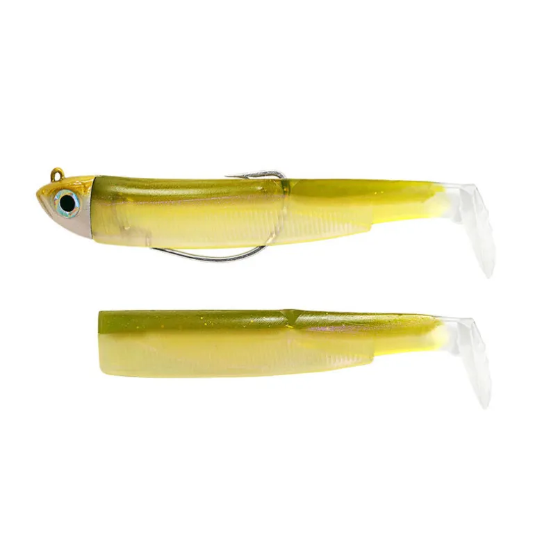 Leurre Souple Shad Fiiish Combo Black Minnow 90 Shore 9cm, 5g