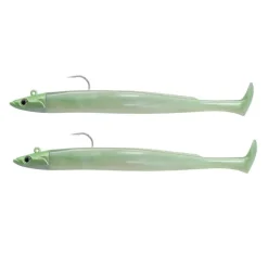 2 leurres souples Fiiish Double Combo crazy paddle Tail 12cm shore 7g