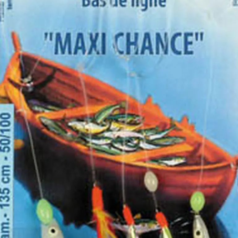 Leurre train de plumes mer flashmer maxi chance