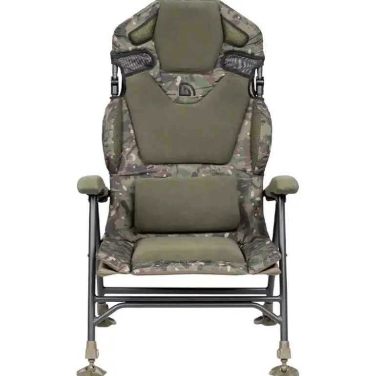 Level Chair Trakker Levelite Camo Longback Recliner Chair