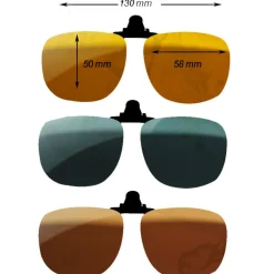 Lunettes polarisantes jmc clip relevable f1 polarflite