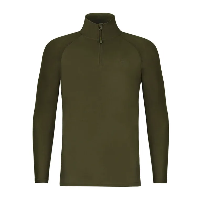 Maillot Korda a manche longue Kool UPF Zip Jersey Dark Olive