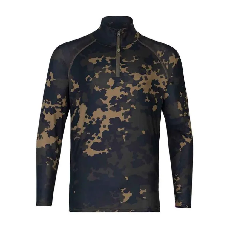Maillot Korda a manche longue Kool UPF Zip Jersey Dark Camo