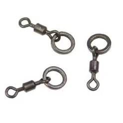 Émerillon à anneaux carpe nash hook bead ring swivels (x10)