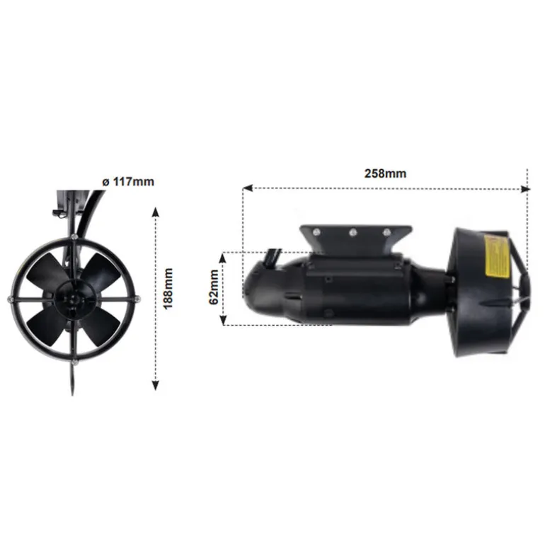 Moteur Float Tube Frazer FT Motor