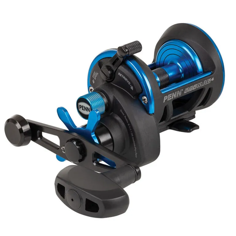 Moulinet surfcasting tambour tournant penn mag4 star drag 525