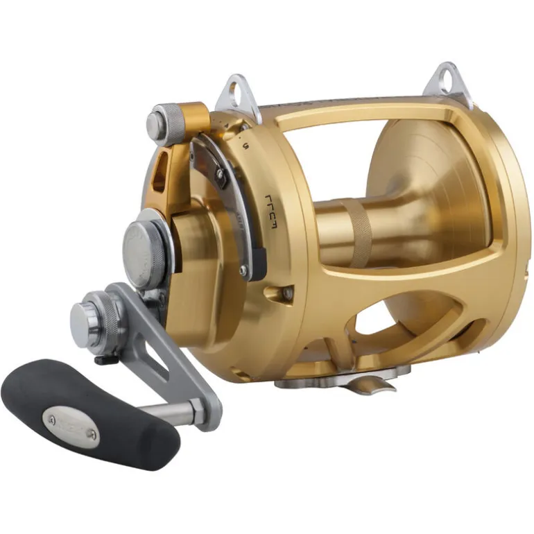 Moulinet traine penn international vi 80 sw double vitesse série gold