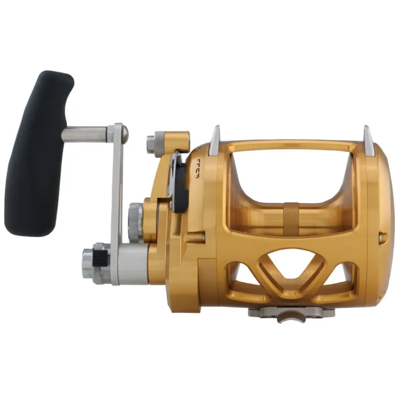 Moulinet traine penn international vi 50 vw double vitesse série gold