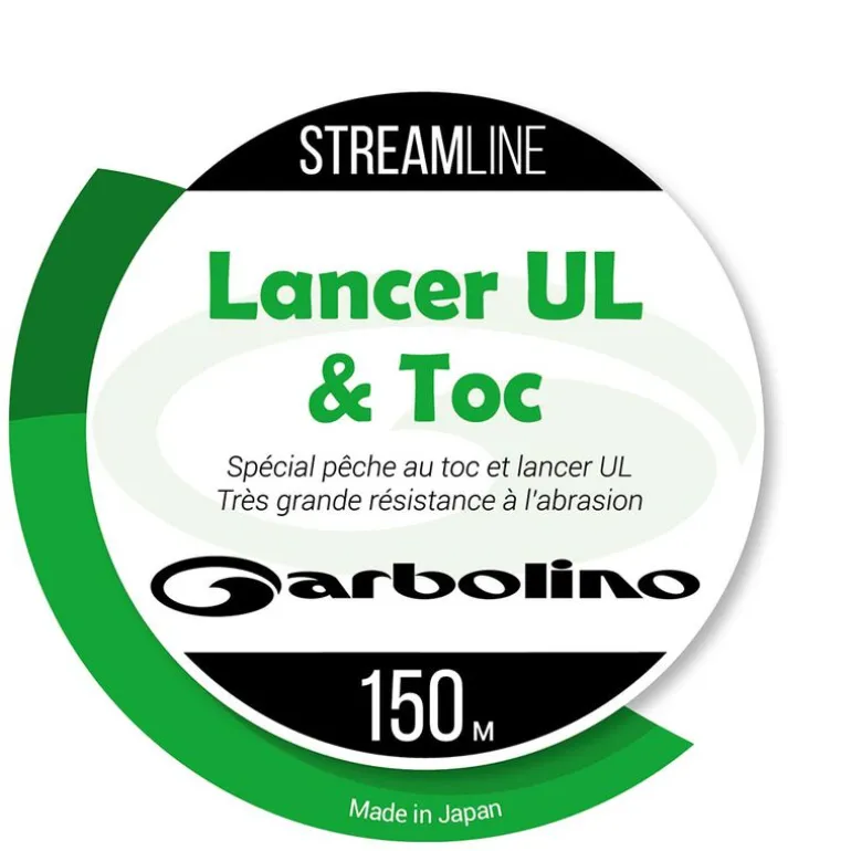 Nylon co-polymère transparent Garbolino STREAMLINE TOC-MONO 150m