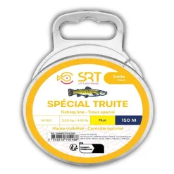 Nylon SRT SPECIAL TRUITE 150M - Fluo Jaune