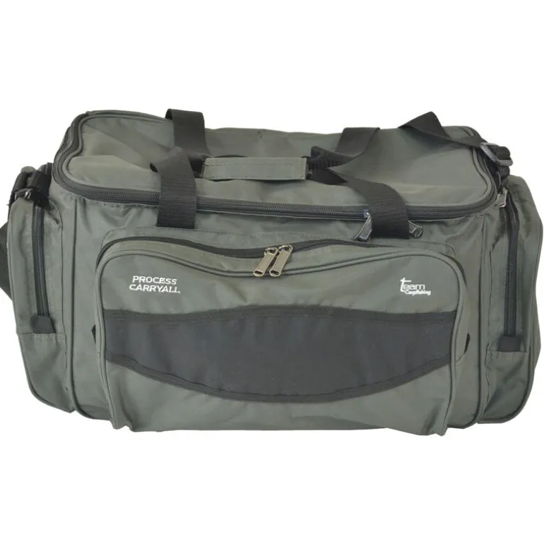 Pack bagagerie team carpfishing carryall process + fourreau holdall 3 cannes