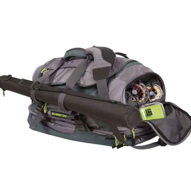 Pack bagages silverstone carryall + rod/reel tube + trio reel pouch