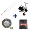 Pack Canne Evok Prediction 2.22m, 28-84g + Moulinet Prediction 3000Fd + Tresse + Fluorocarbone