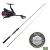Pack Canne Spinning Evok Invictus V2 2.26m, 3-10g + Moulinet Evok Invictus 2500FD + Tresse Evok Tactikal Braid 0.10mm