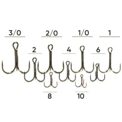 Pack Montage Stingers Vertical M (leurres 12,5 -15 cm)