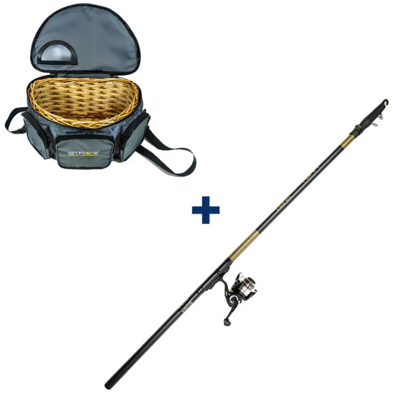 Pack Strow Combo Téléréglable 4m + Panier Truite