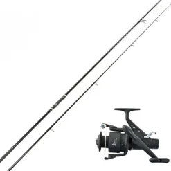 Pack team carpfishing pêche carpe 3 cannes + 3 moulinets débrayables + fourreau