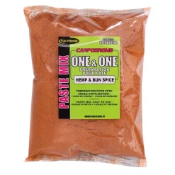 Pate d'eschage fun fishing one & one 500gr hemp + bun spice