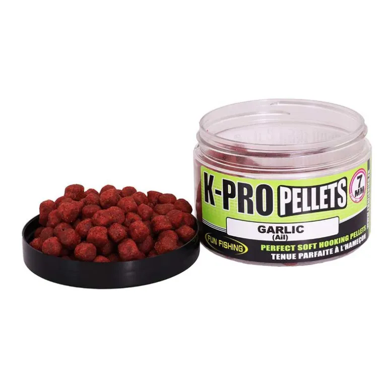 Pellet d'eschage funfishing k-pro garlic (ail) 60g