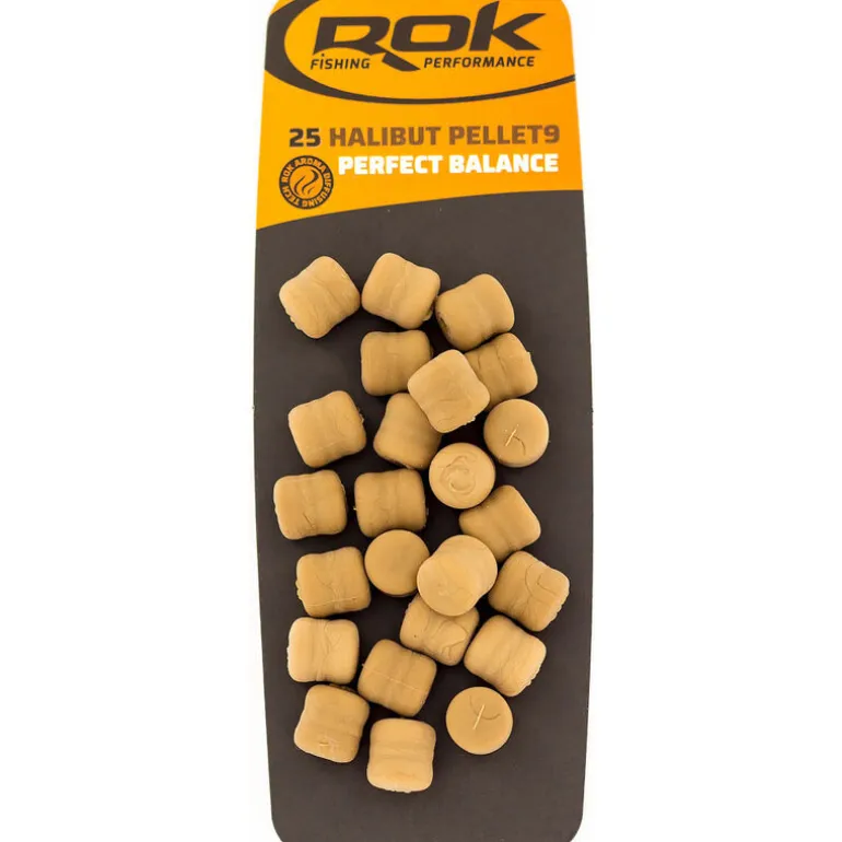 Pellets artificiels carpe rok halibut pellet 9mm perfect balance (x20)