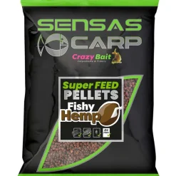 Pellet Sensas Super Feed Fishy Hemp 650 g