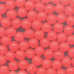 Perles rondes de montage mer flashmer perle balais fluo (x50)