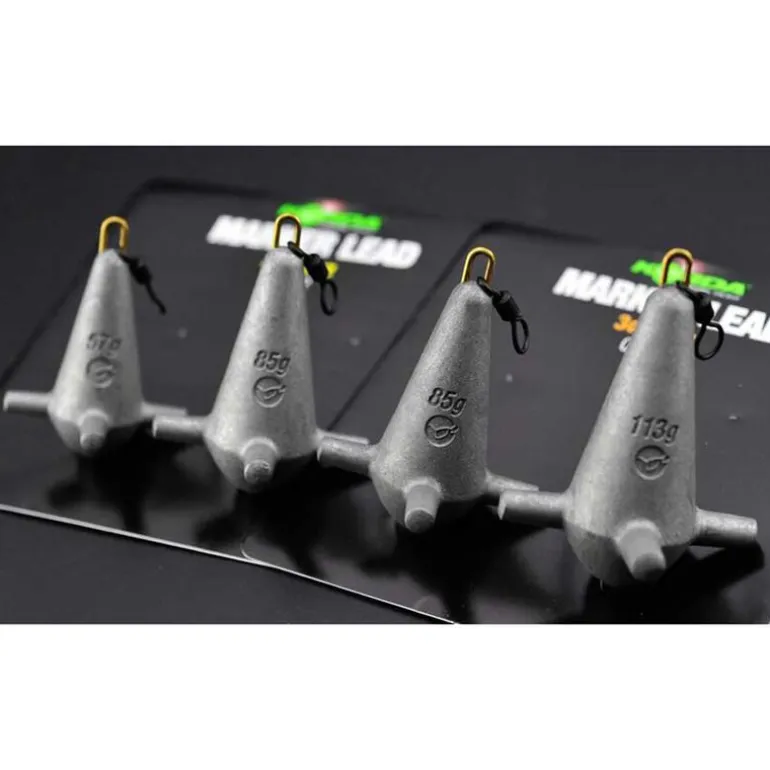 Plomb marqueur carpe korda pronged marker leads 3 / 4oz (86g / 113g)