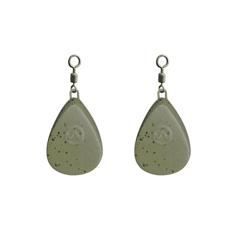 Plomb Prowess Flat Pear Camo Swivel x2