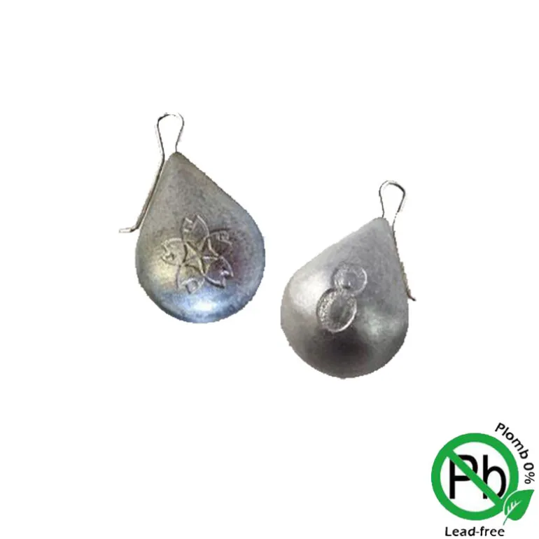 Plombs de pêche sakura plombs clip poire