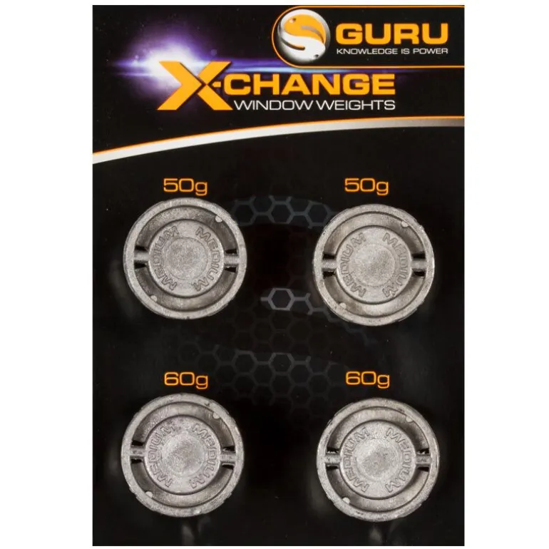 Plombs pour cages feeder Guru Window Feeder X-SMALL/SMALL Weight Pack
