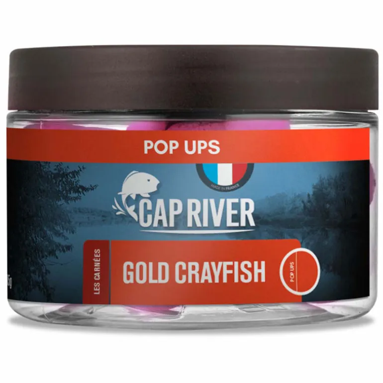 Pop Up Cap River Gold Crayfish 10mm Rose