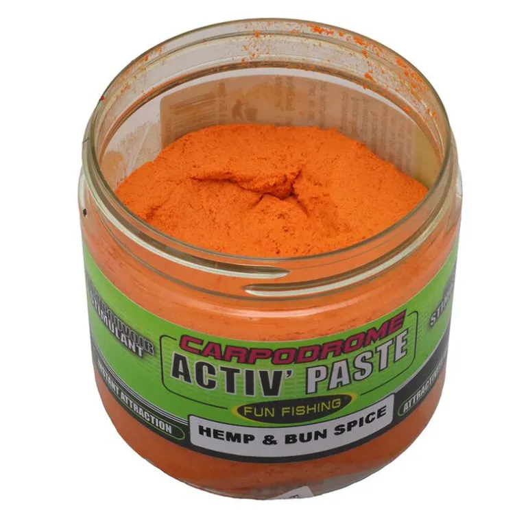 Pâte d’eschage Activ’Paste FUNFISHING Hemp et bun spice 150g (chènevis et pain d'épices)